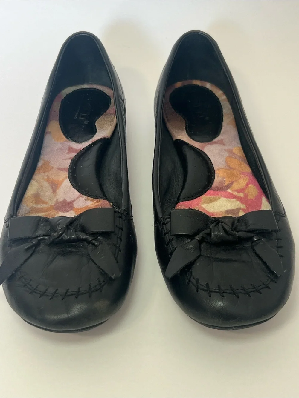 Born Leather Ballet Flats Bow Detail Preppy Comfortable Classic Slip on Flats 7